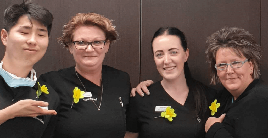 Fraser Dental staff, Daffodil Day