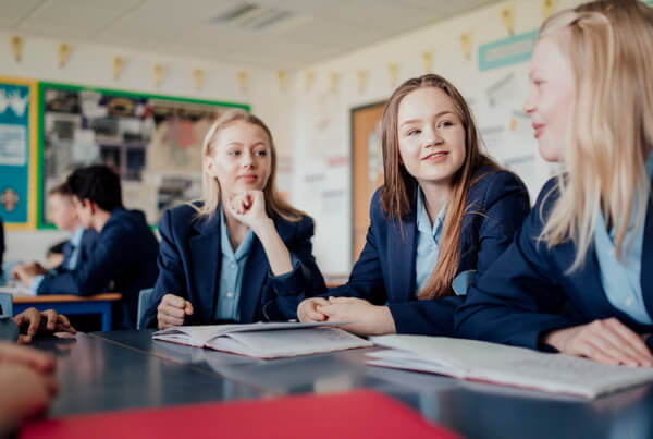 Free teen dental, teenage girls in school uniforms