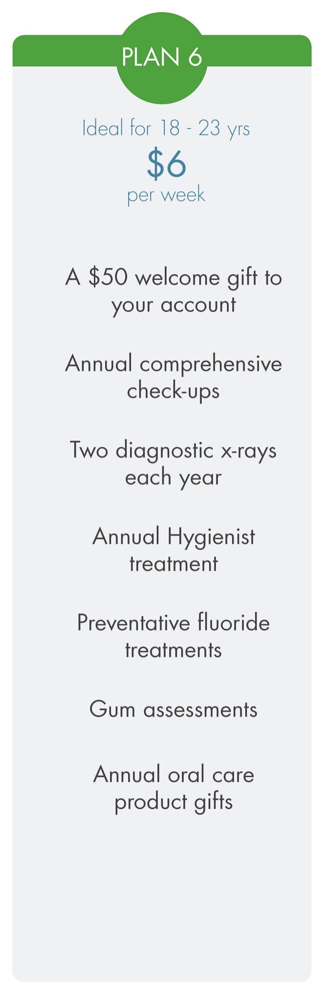 Smilesaver dental savings plan 6
